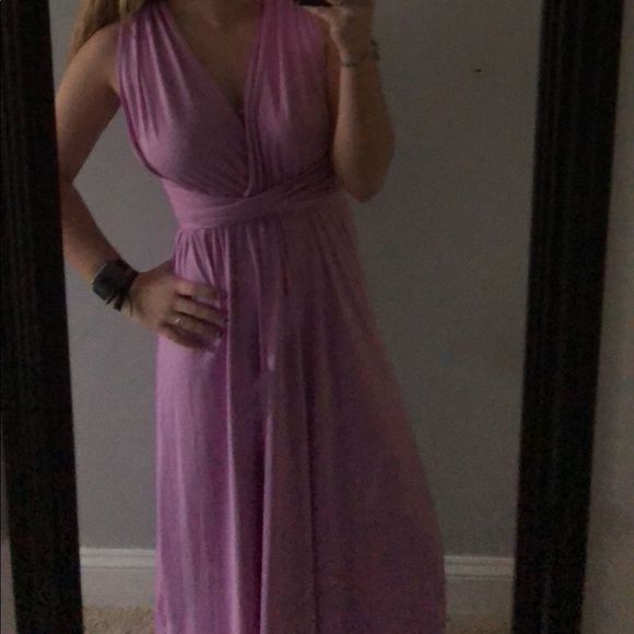 lavender convertible prom dress - Picture 4 of 5